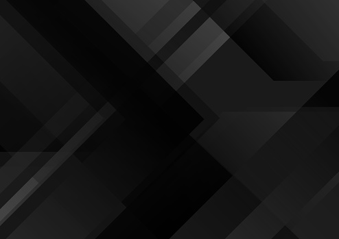 Abstract black tech geometric corporate design background