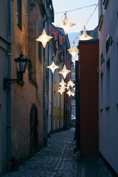 istock Narrow street in Riga 820634682