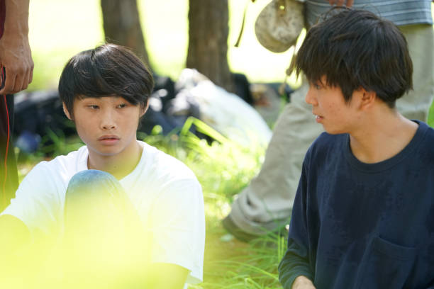 istock Friends playing with parkour 820642254