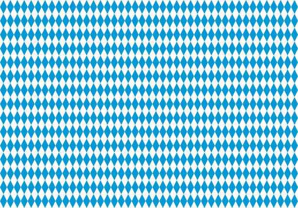 poziome tło oktoberfest - wektor bez szwu bawarskiej flag pattern - european culture europe national flag flag stock illustrations