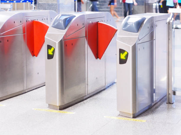 istock Automatic gate access control at subway station in Bangkok,Thailand 820647980