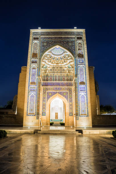 istock Guri Amir in Samarkand at night 820651616