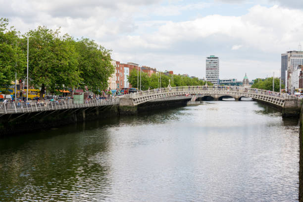 istock Travel in Ireland. Dublin, Ha'penny bridge 820666108