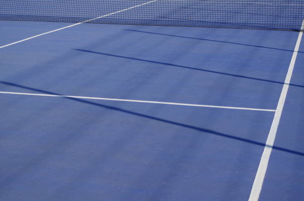 istock Blue Tennis Court Scene 820672500