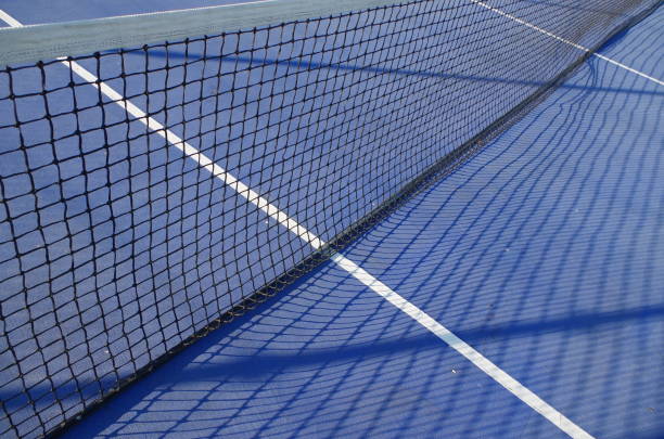 istock Blue Tennis Court Scene 820672536