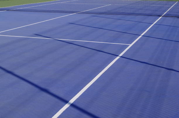 istock Blue Tennis Court Scene 820672602