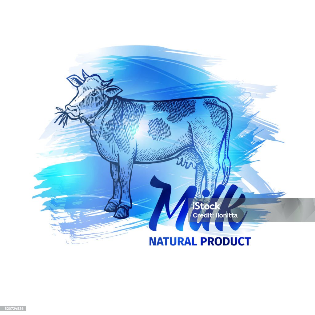 Sapi Seketsa Tangan Digambar Sketsa Sapi Latar Belakang Sapi Alami Ilustrasi Vektor ...