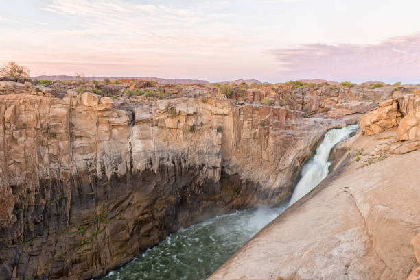 istock Main Augrabies waterfall at sunset 820727466