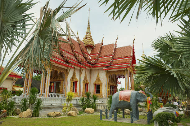 istock Chalong Temple at Phuket island, Thailand. 820729008