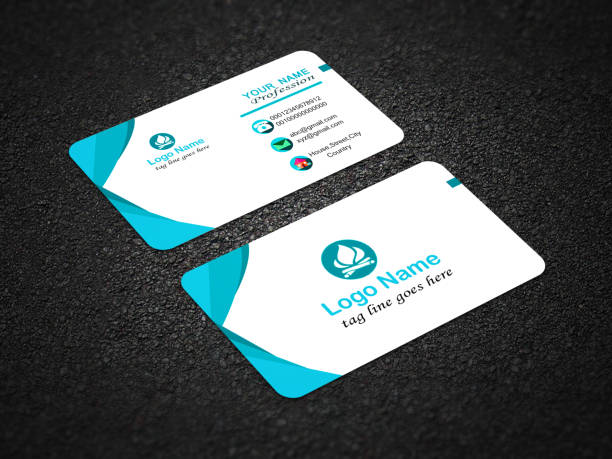 Business Card Design with Mockup