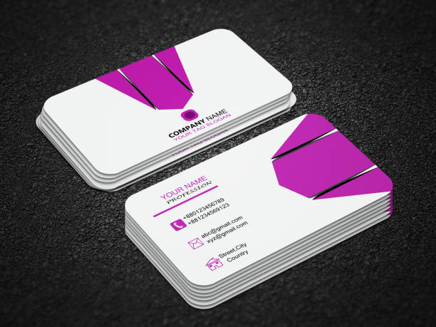 istock Creative Business Card Design with Mockup 820738876