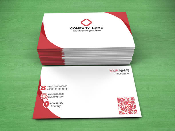 Creative Business Card Design with Mockup