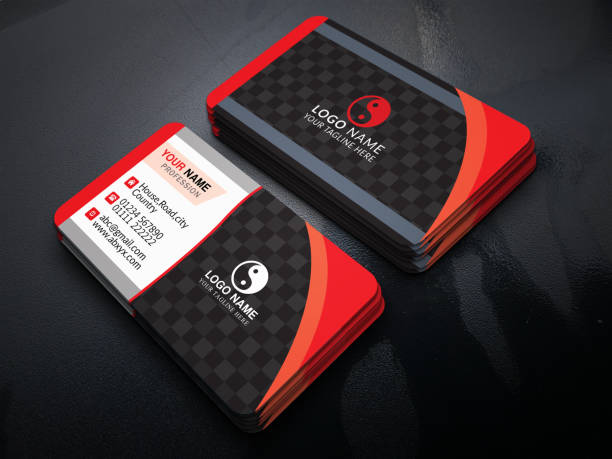 Creative Business Card Design with Mockup