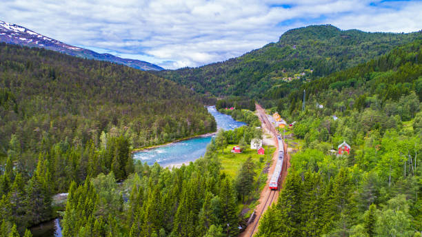 istock Train Oslo - Bergen in mountains. Norway. 820745224