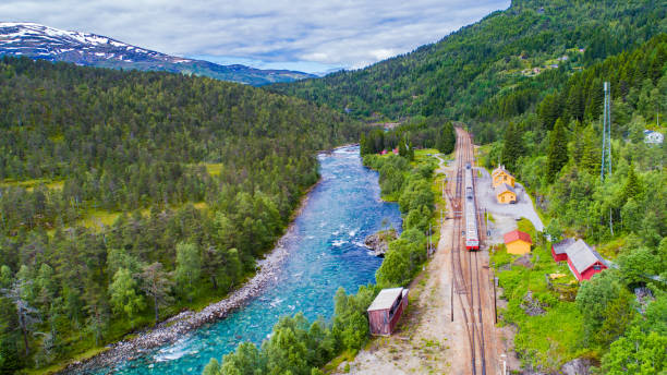 istock Train Oslo - Bergen in mountains. Norway. 820745560