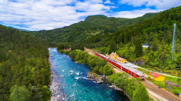 istock Train Oslo - Bergen in mountains. Norway. 820745730