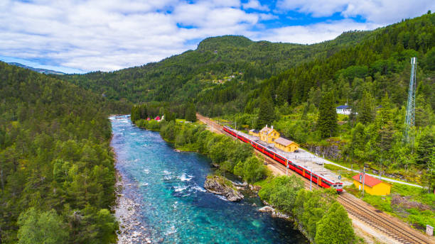 istock Train Oslo - Bergen in mountains. Norway. 820746058