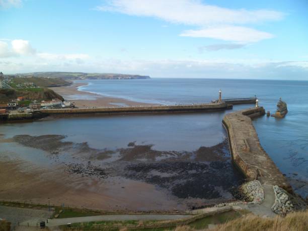 istock Harbour Walls & Entrance - Whitby, Yorkshire, UK 820752964