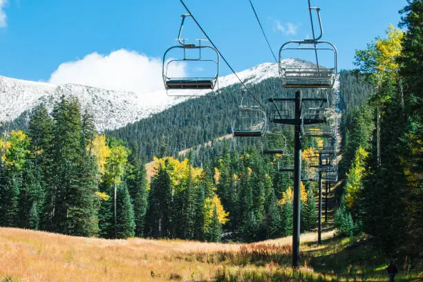 Arizona Snowbowl in summertime in Flagstaff, Arizona, United states.