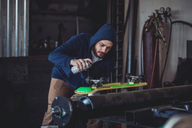 istock New color for skateboard 820758938