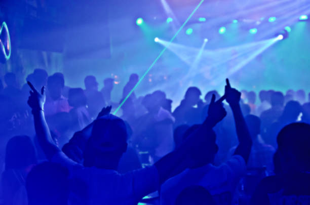 istock blur club party is blurred for background 820758972