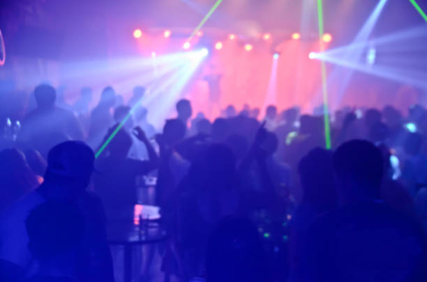 istock blur club party is blurred for background 820758982