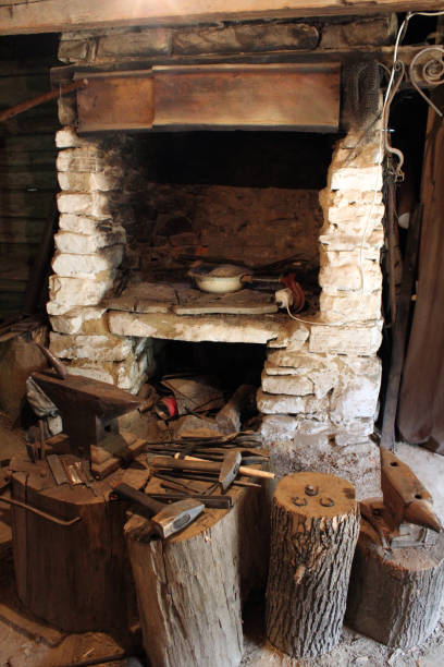 istock black old furnace for smithy 820760578