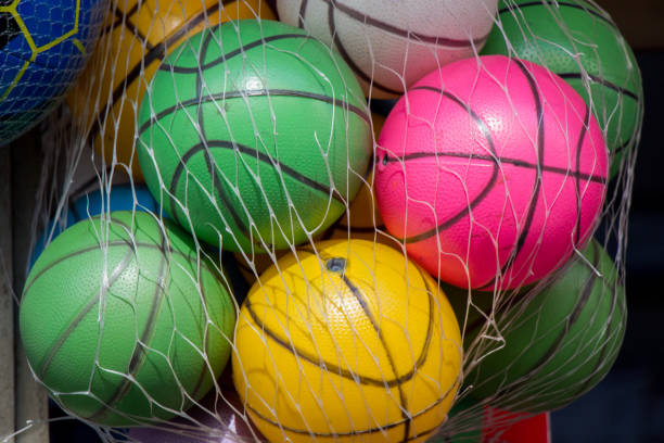 istock Rubber ball of various color 820765518