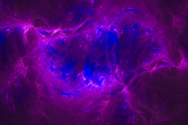 istock High resolution blue, pink and purple fractal background. 820769132