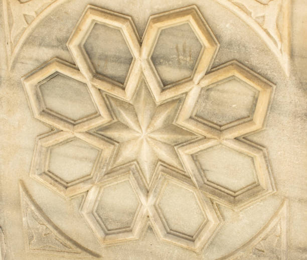 istock Ottoman marble carving art detail 820777252
