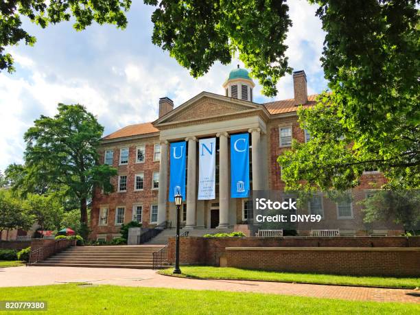 The South Building At University Of North Carolina At Chapel Hill Stock Photo - Download Image Now