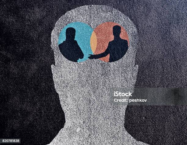 Teamwork Concept Stock Photo - Download Image Now - Inside Of, Head, Abstract