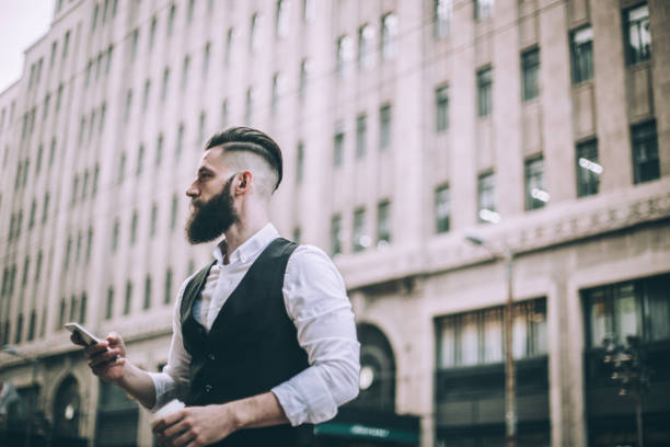 istock Businessman on the street 820785524