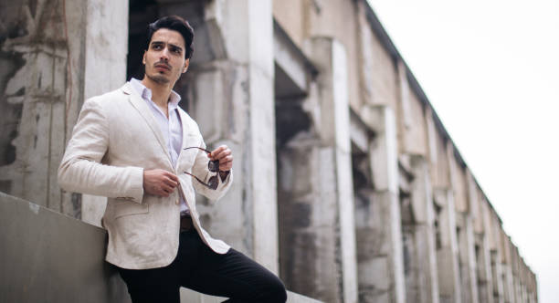 Businessman outdoors