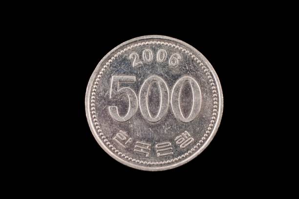 istock Korean 500 Won Coin Close Up 820809008