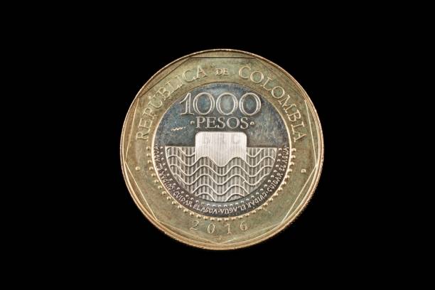 istock Colombian 1000 Peso Coin Close Up 820809022