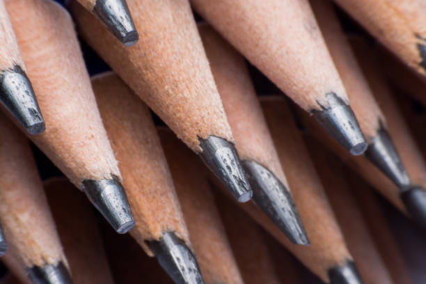 istock Sharpen pencils close up background 820809802