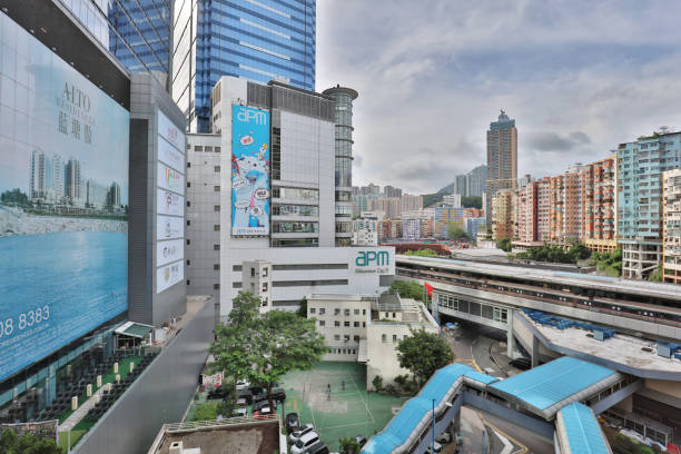 the Hong Kong kwun tong down town day time