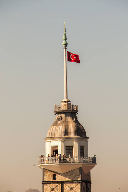 istock Maidens Tower located in Istanbul 820815320