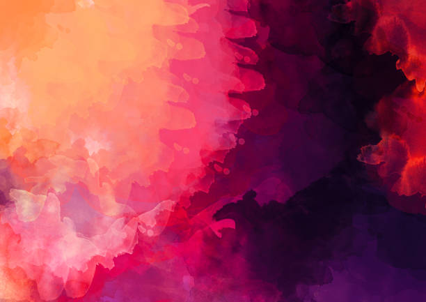 Abstract watercolor background image stock photo