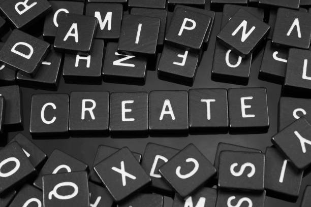 istock Black letter tiles spelling the word 