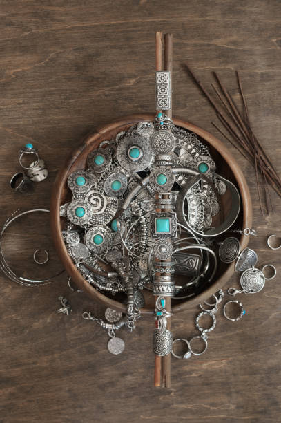 istock Bohemian chic jewelry 820829124