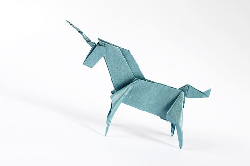Origami Blue Unicron