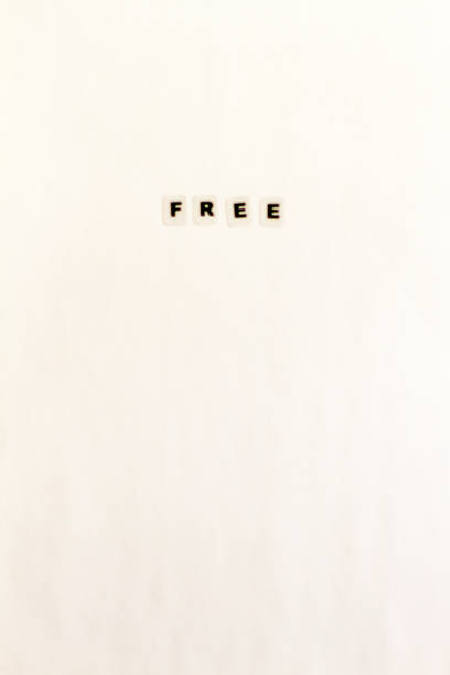 istock Word free written in black letters 820836154