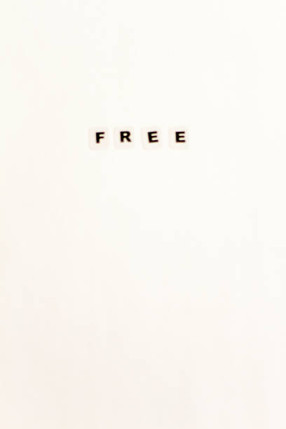 istock Word free written in black letters 820836856