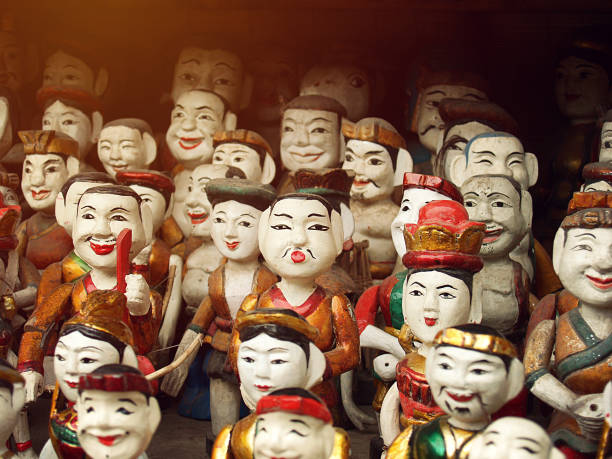 istock Vietnamese water puppets in Hanoi 820837226