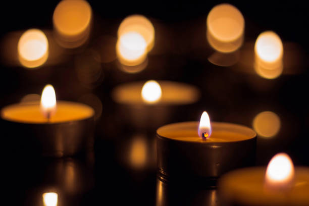 Candles Candles in memory of the victims embassy photos stock pictures, royalty-free photos & images
