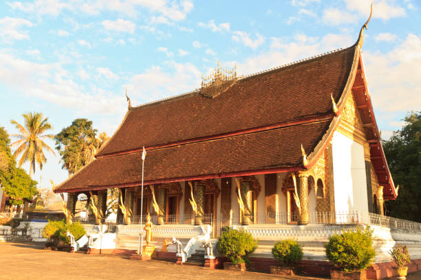 istock Buddha complexes in Luang Prabang which is the UNESCO World Heritage city 820851296