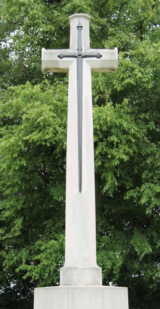 istock Memorial Sword and Cross. 820859528
