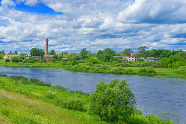 istock Landscape of the middle-Russian strip 820860410